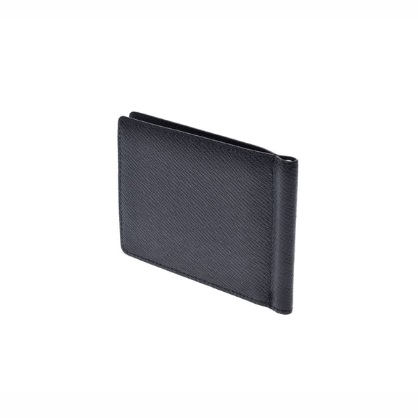 LOUIS VUITTON Louis Vuitton Taiga Portofoy Yun with Money Clip Aldoise (Black) M62978 Men's Leather Fudari A Rank Used Ginzo