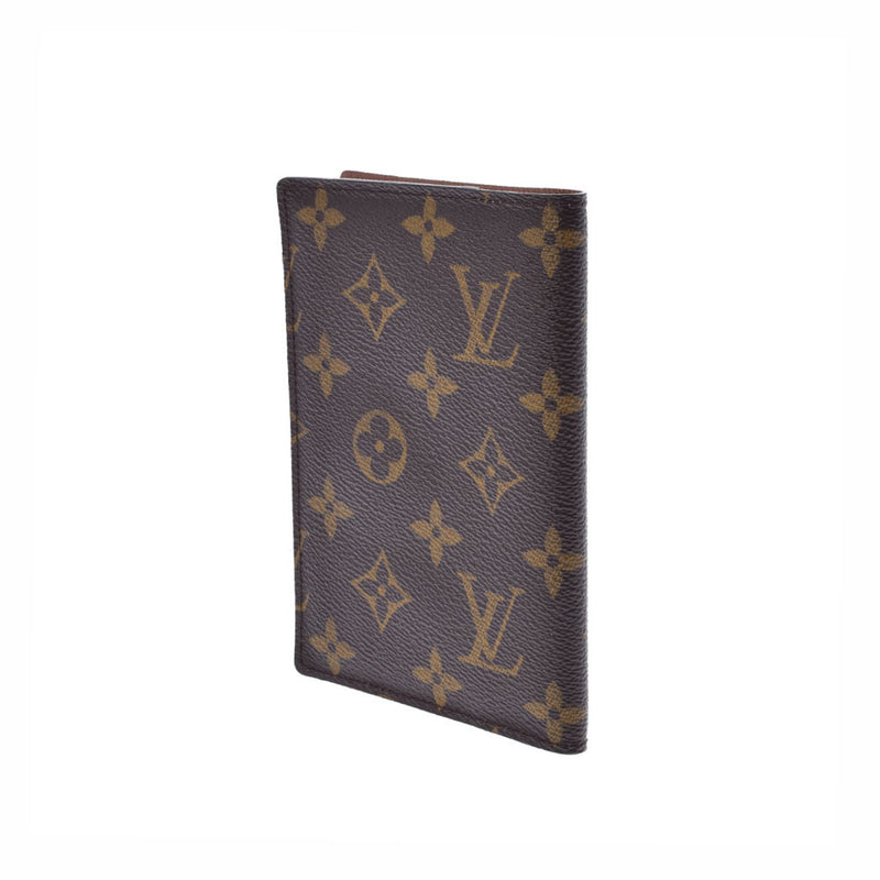 LOUIS VUITTON Monogram Canvas Passport Cover Card Case Brown-US