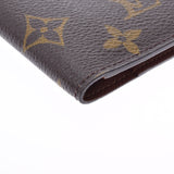 LOUIS VUITTON Louis Vuitton Monogram Passport Cover Brown M60181 Unisex Monogram Canvas Passport Case A Rank used Ginzo