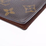 LOUIS VUITTON Louis Vuitton Monogram Passport Cover Brown M60181 Unisex Monogram Canvas Passport Case A Rank used Ginzo