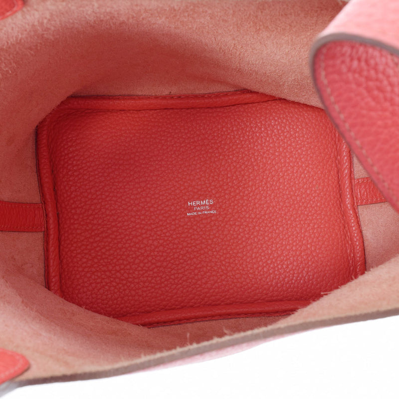 HERMES エルメス ピコタンロック PM  ローズジャイプール □R刻印(2014年頃) レディース トリヨンクレマンス ハンドバッグ Bランク 中古 銀蔵