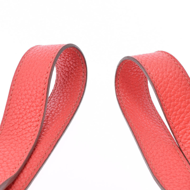 HERMES エルメス ピコタンロック PM  ローズジャイプール □R刻印(2014年頃) レディース トリヨンクレマンス ハンドバッグ Bランク 中古 銀蔵