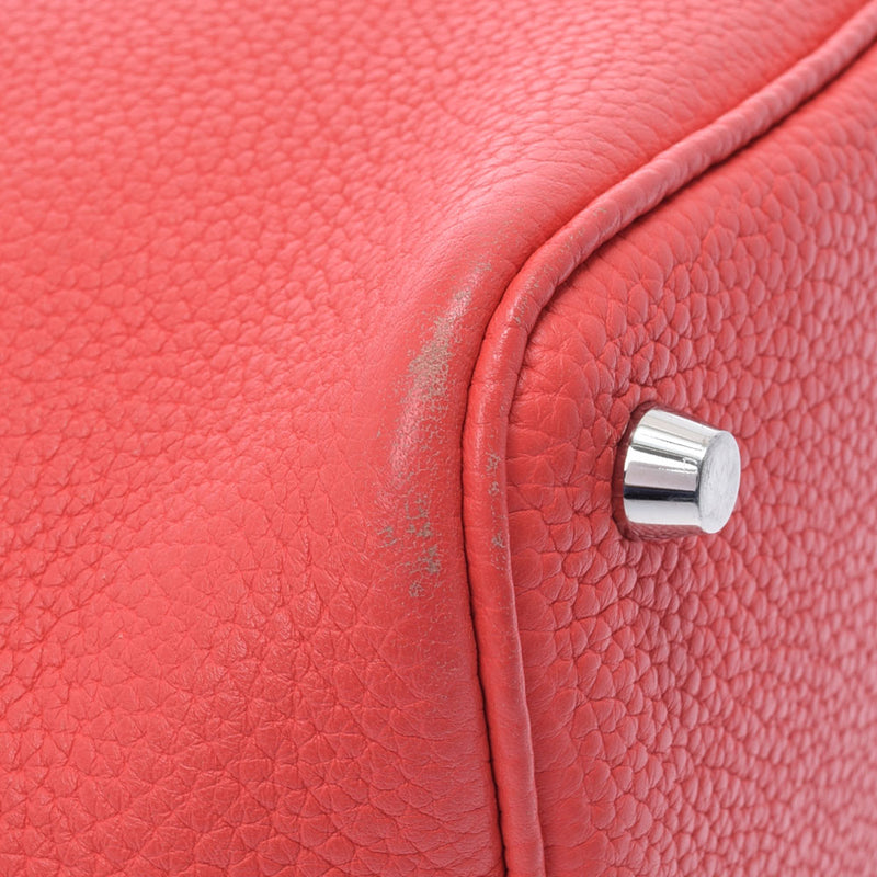 HERMES エルメス ピコタンロック PM  ローズジャイプール □R刻印(2014年頃) レディース トリヨンクレマンス ハンドバッグ Bランク 中古 銀蔵