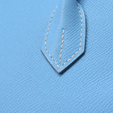 HERMES Hermes Birkin 30 Candy Selest/Mikonos (Blue) Paladium bracket □ O engraved (around 2011) Ladies Vo Epson Handbag AB Rank Used Ginzo