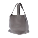 爱马仕爱马仕picotan锁MM Ethane Palladium Metal Fittings X雕刻（2011年）女士Toryon Lemance手提包A级使用Ginzo