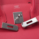 HERMES Hermes Birkin 30 Rose Extreme Paladium Bracket D (Around 2019) Ladies Vo Epson Handbag New Used Ginzo
