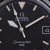 OMEGA オメガ シーマスター200 パイロットケース アンティーク 166.091 メンズ SS 腕時計 自動巻き ブラック文字盤 Aランク 中古 銀蔵