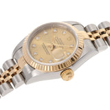 ROLEX Rolex Datejust 10P Diamond 69173G Ladies YG/SS Watch Automatic Champagne Dial A Rank used Ginzo