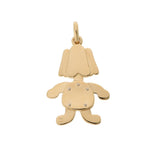 POMELLATO ポメラート 犬モチーフ ユニセックス K18YG ペンダントトップ Aランク 中古 銀蔵