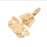 POMELLATO ポメラート 犬モチーフ ユニセックス K18YG ペンダントトップ Aランク 中古 銀蔵