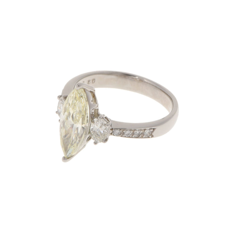 Other diamonds 2.009ct/Vly-Si1 0.50ct No. 12 Ladies PT900 Platinum Ring/Ring A Rank Used Ginzo