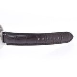 LOUIS VUITTON Louis Vuitton Tambour Chrono Q1321 Unisex SS/Leather Watch Quartz Brown Dial A Rank used Ginzo