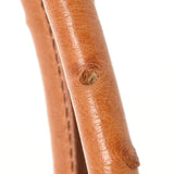 HERMES エルメス ボリード37  チェスナッツ ゴールド金具 □F刻印(2002年頃) レディース  オーストリッチ ハンドバッグ ABランク 中古 銀蔵