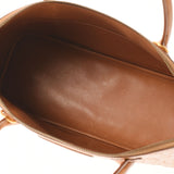 HERMES エルメス ボリード37  チェスナッツ ゴールド金具 □F刻印(2002年頃) レディース  オーストリッチ ハンドバッグ ABランク 中古 銀蔵