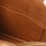 HERMES エルメス ボリード37  チェスナッツ ゴールド金具 □F刻印(2002年頃) レディース  オーストリッチ ハンドバッグ ABランク 中古 銀蔵