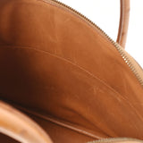 HERMES エルメス ボリード37  チェスナッツ ゴールド金具 □F刻印(2002年頃) レディース  オーストリッチ ハンドバッグ ABランク 中古 銀蔵