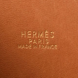 HERMES エルメス ボリード37  チェスナッツ ゴールド金具 □F刻印(2002年頃) レディース  オーストリッチ ハンドバッグ ABランク 中古 銀蔵