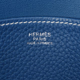 爱马仕爱马仕（Hermes Hermes Alzan）31 3Way肩部手拿包深蓝色大型托架D（2019年左右）女士Toryon Lemance手提包A级使用Ginzo