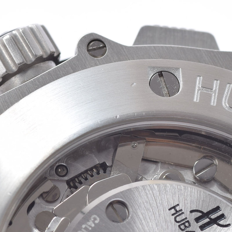 【HUBLOT】ウブロ ビッグバン ダイヤベゼル 301.SE.230.RW.114 ステンレススチール×ラバー 白 自動巻き メンズ 白文字盤 腕時計