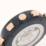 LOUIS VUITTON ルイヴィトン タンブール オトマティック クロノ ダミエコバルトV ネイビー QA090Z メンズ SS/PG/ラバー 腕時計 自動巻き ネイビー文字盤 Aランク 中古 銀蔵