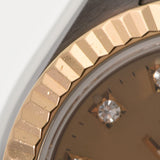 ROLEX Rolex Datejust 10P Diamond 69173G Ladies YG/SS Watch Automatic Champagne Dial A Rank used Ginzo