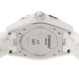 CHANEL Chanel J12 42mm GMT H2126 Men's White Ceramic/SS Watch Automatic White Dial A Rank used Ginzo