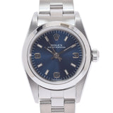 ROLEX Rolex Oyster Purpetual 76080 Ladies SS Watch Automatic Blue Dial A Rank used Ginzo