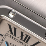 CARTIER カルティエ サントスガルベSM W20056D6 レディース SS 腕時計 自動巻き シルバー系文字盤 Aランク 中古 銀蔵