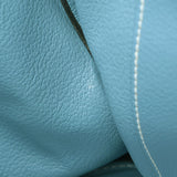 HERMES Hermes Birkin 35 Blue Jean Paladium Bracket □ J engraved (around 2006) Ladies Togo Handbag AB Rank Used Ginzo