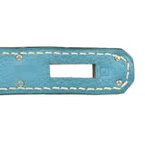 HERMES Hermes Birkin 35 Blue Jean Paladium Bracket □ J engraved (around 2006) Ladies Togo Handbag AB Rank Used Ginzo