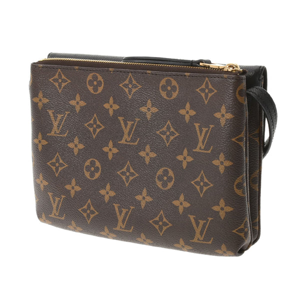 LOUIS VUITTON Louis Vuitton Monogram Twist Black M50185 Ladies Monogram Canvas Shoulder Bag A Rank Used Ginzo