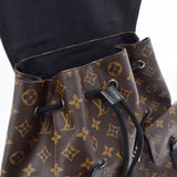 LOUIS VUITTON Louis Vuitton Monogram Makaser Christopher PM Brown M49735 Men's Monogram Makaser Backpack Daypack A Rank used Ginzo