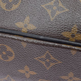 LOUIS VUITTON Louis Vuitton Monogram Makaser Christopher PM Brown M49735 Men's Monogram Makaser Backpack Daypack A Rank used Ginzo