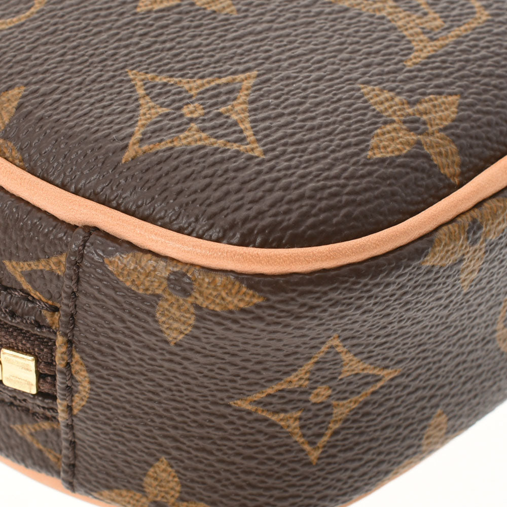 【美品】ルイヴィトン モノグラム ポシェットガンジュ M51870 CA0015 ルイ・ヴィトン LOUIS VUITTON ポシェット・ガンジュ M51870 ブラウン