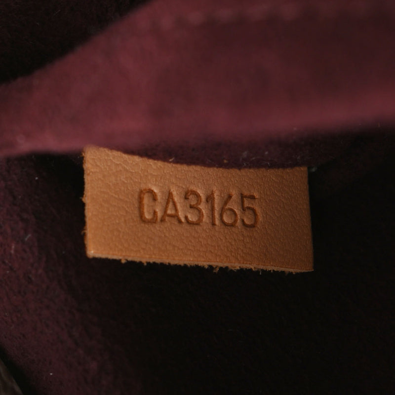 路易威顿路易·维顿（Louis Vuitton）路易威登（Louis Vuitton）会标montenyu bb棕色M41055女士会标帆布2Way Bag Ab AB等级使用Ginzo
