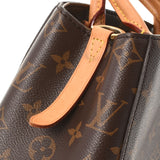 路易威顿路易·维顿（Louis Vuitton）路易威登（Louis Vuitton）会标montenyu bb棕色M41055女士会标帆布2Way Bag Ab AB等级使用Ginzo