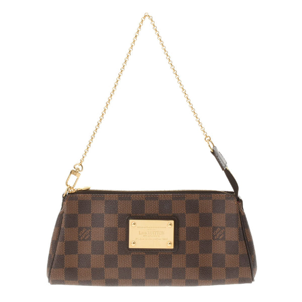LOUIS VUITTON Louis Vuitton Damier Eva 2WAY Bag Brown N55213 Ladies shoulder bag A Rank used Ginzo
