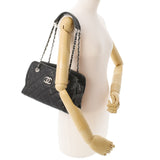 CHANEL シャネル マトラッセ チェーンバッグ 黒 シルバー金具 レディース  ソフトキャビア セミショルダーバッグ ABランク 中古 銀蔵