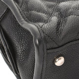 CHANEL シャネル マトラッセ チェーンバッグ 黒 シルバー金具 レディース  ソフトキャビア セミショルダーバッグ ABランク 中古 銀蔵
