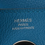 HERMES Hermes Rindy 26 2WAY Bluezanjibar Silver Bracket A engraved (around 2017) Ladies Ever -color Handbag A Rank Used Ginzo