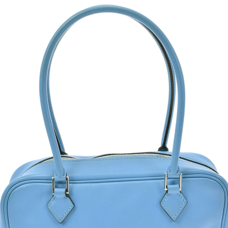HERMES Hermes Mini Prum Blue Paradise □ R engraved (around 2014) Ladies Swift Handbag A Rank Used Ginzo
