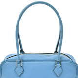 HERMES エルメス ミニプリュム ブルーパラダイス □R刻印(2014年頃)  レディース スイフト ハンドバッグ Aランク 中古 銀蔵