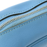 HERMES エルメス ミニプリュム ブルーパラダイス □R刻印(2014年頃)  レディース スイフト ハンドバッグ Aランク 中古 銀蔵