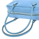 HERMES エルメス ミニプリュム ブルーパラダイス □R刻印(2014年頃)  レディース スイフト ハンドバッグ Aランク 中古 銀蔵