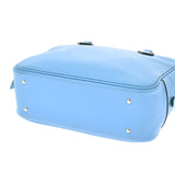 HERMES エルメス ミニプリュム ブルーパラダイス □R刻印(2014年頃)  レディース スイフト ハンドバッグ Aランク 中古 銀蔵