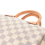 LOUIS VUITTON Louis Vuitton Dami Azur Speedy 25 White M41371 Ladies Dami Air Zulu Canvas Handbag AB Rank Used Ginzo