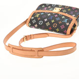 LOUIS VUITTON Louis Vuitton Multi -Color Solone Black M92639 Ladies Monogram Multicolor Leather Shoulder Bag AB Rank Used Ginzo