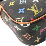 LOUIS VUITTON Louis Vuitton Multi -Color Solone Black M92639 Ladies Monogram Multicolor Leather Shoulder Bag AB Rank Used Ginzo