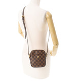 路易威登（Louis Vuitton）路易·威登（Louis Vuitton）达米尔·拉特（Damier Lift）棕色N60009女士Dami Cambus肩袋A级使用Ginzo