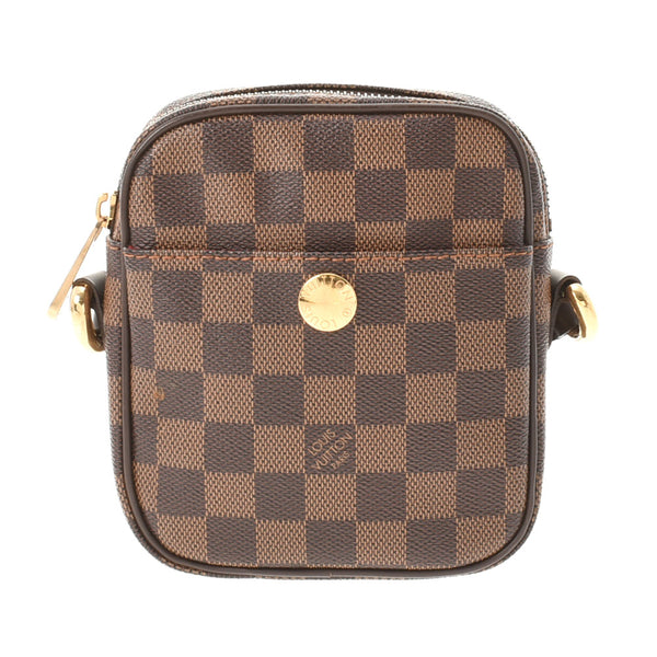 路易威登（Louis Vuitton）路易·威登（Louis Vuitton）达米尔·拉特（Damier Lift）棕色N60009女士Dami Cambus肩袋A级使用Ginzo